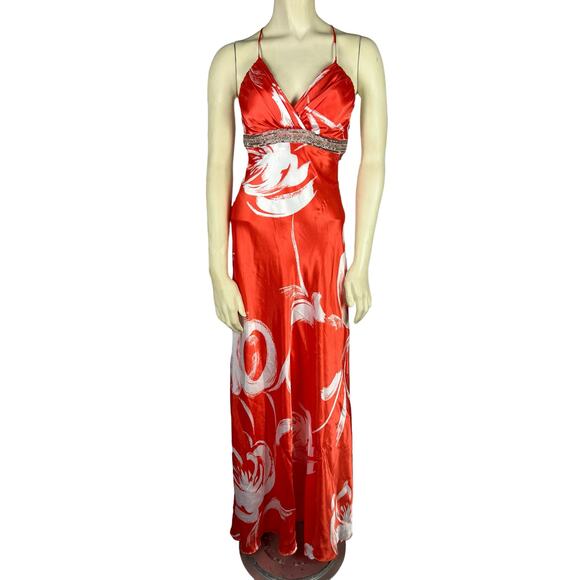 B. Smart Satin Formal Prom Dress Gown 3 Juniors XS S - Picture 1 of 16